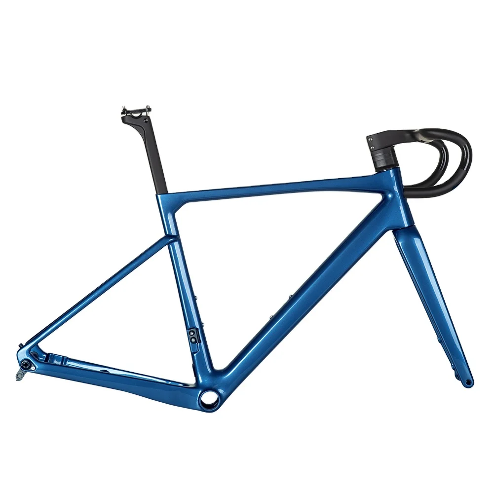 

YTYIN 2022 New Road Bike Disc Frame Max Tire Clearance 700x32C Road Bicycle Carbon Frame