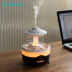 UFO Night Light Humidifier Colorful LED Lights Essential Oil Aroma Diffuser EU US Plug Wireless Remote Ultrasonic Air Humidifier