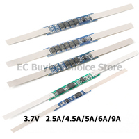 10pcs/5pcs 1S Single 3.7V Lithium BMS PCM Battery Protection Board Module 2.5A 4.5A 4A 6A 9A 18650 Polymer Battery Nickel Belt