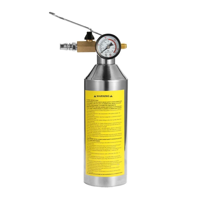 

A82E-Air Conditioning Flushing Kit, Car Air Conditioning Pipe Cleaning Tool Set, R134A Air Conditioning System Flushing Kit