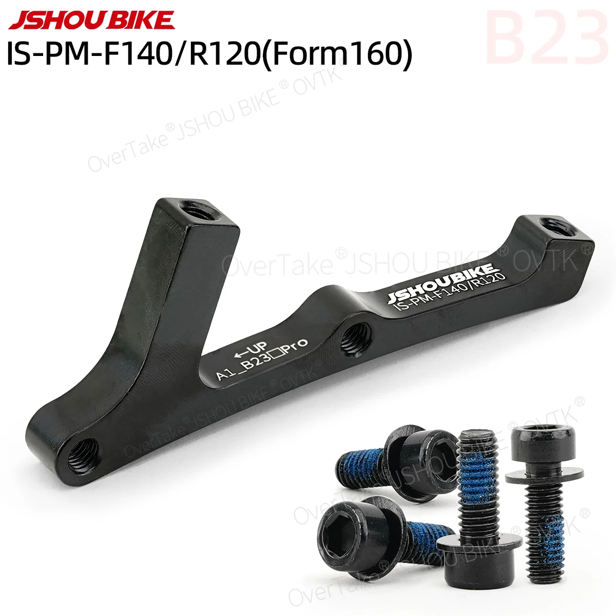 

JSHOUBIKE 1/2/4/10/20PCS MTB Disc Brake Mount Adapter Fork and Frame IS TO PM From 160mm TO 140/120mm Rotor 6066AL Bike Part