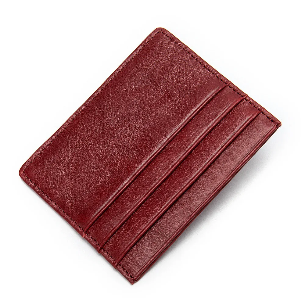 Men's Credit Card Holder Leather Multifunctional Waterproof Wear-resistant Lightweight Multi-layer Card Holder