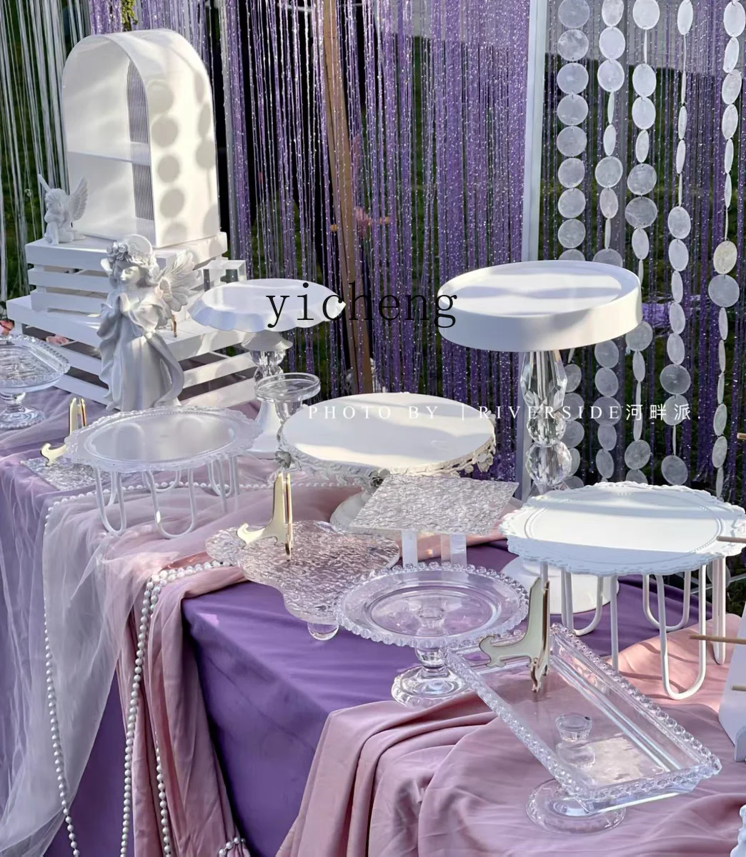 

ZYA Dessert Table Display Stand White Cold Buffet Tea Break Dessert Table home decoration accessories