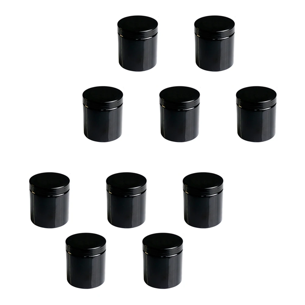 10Pcs Pet Packaging Bottles 500ml Leak Proof Containers Storage Jars for Cream Lotion Makeup Cream Jar