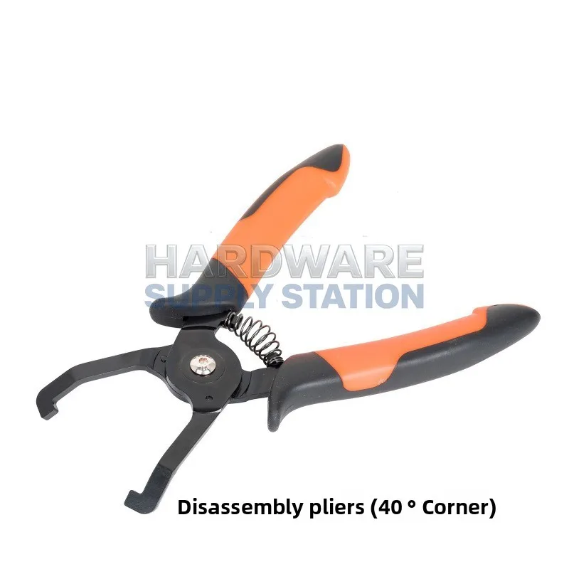 

40°85° Filter Connector Removal Pliers, Multi-Functional & Sturdy, Car Fuel Line Plastic Part Disconnect Tool
