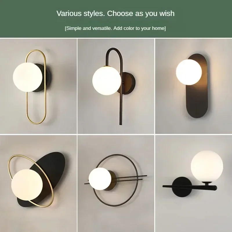 Modern LED Living Room Background Wall Lamp Bedroom Bedside Lamp Designer Artistic Decorative Lamp Creative Personality