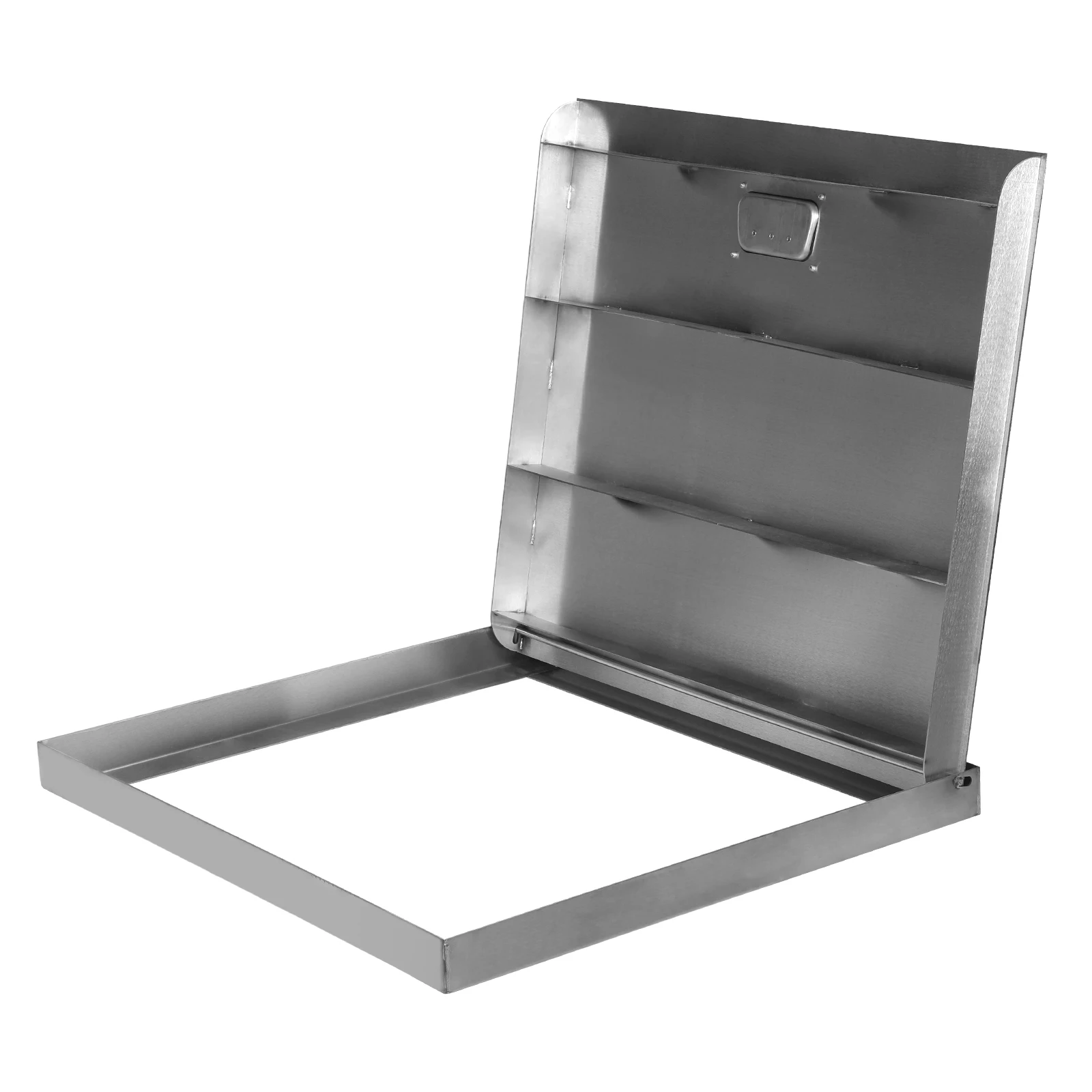 

Прямоугольные съемные люки из нержавеющей стали 26.97x23.62 дюйма, сверхпрочные металлические инспекционные крышки с ручкой для подвалов/целей