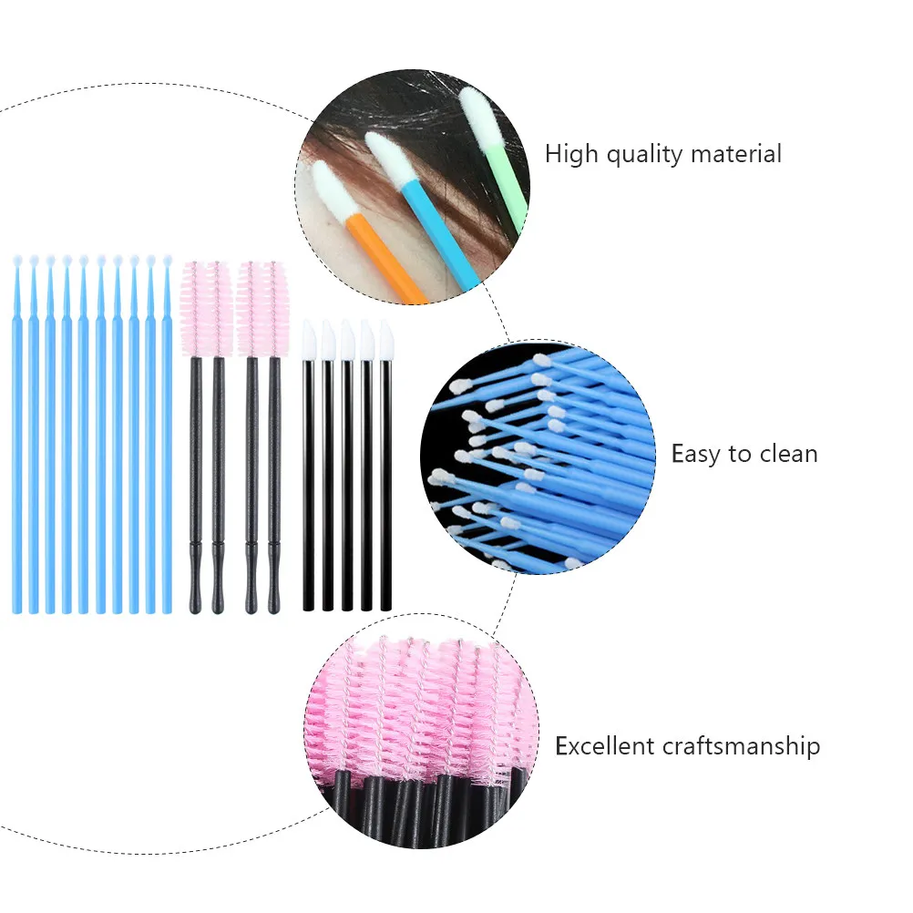 

1 комплект, 1 набор, набор для чистки бровей и ресниц, одноразовая спиральная щеточка для макияжа, аксессуары для ухода за красотой, для женщин