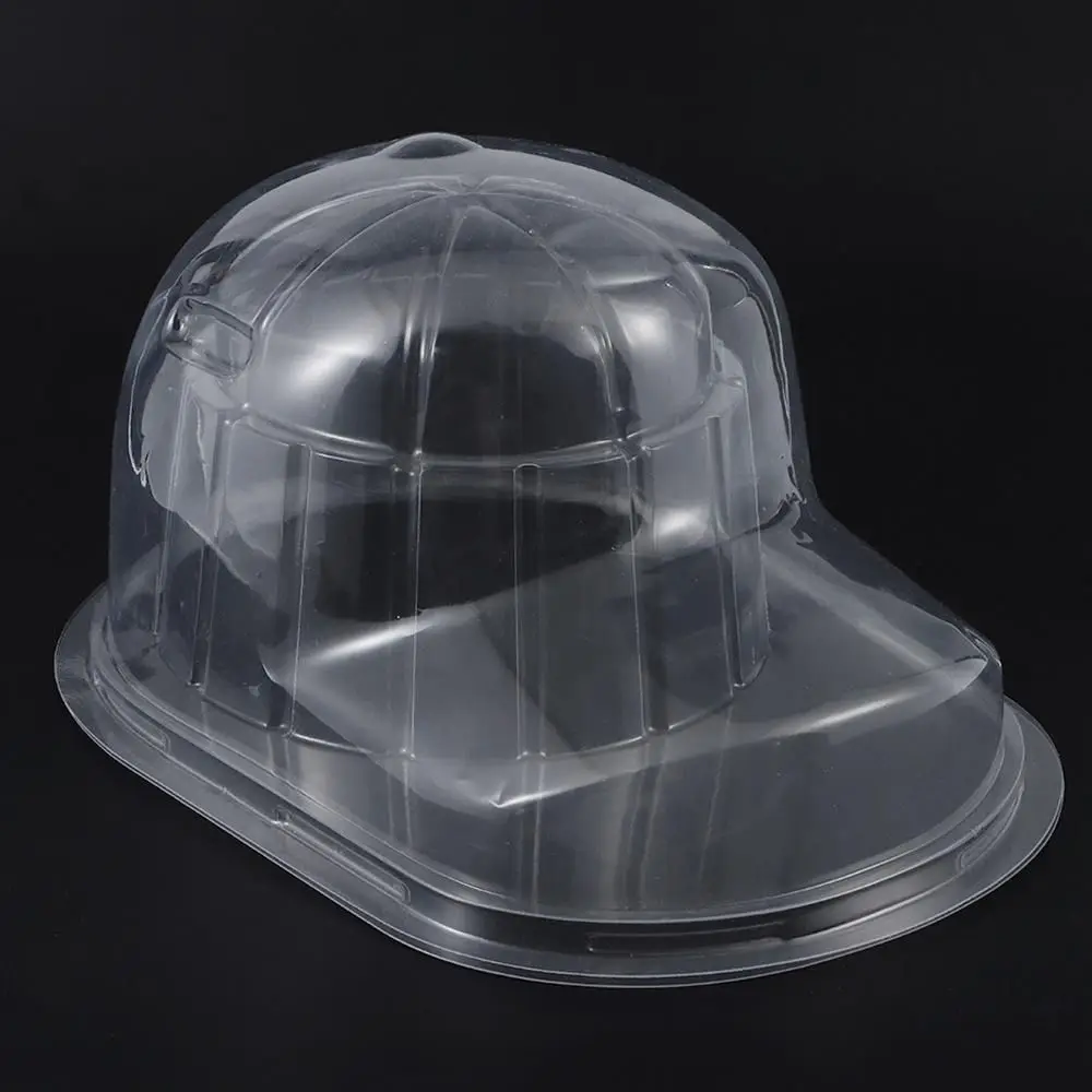New Transparent PVC Hat Storage Box Dust-proof Flat Brim Flat/Convex Hat Protector Case Portable Curved Brim Cap Organizer Box