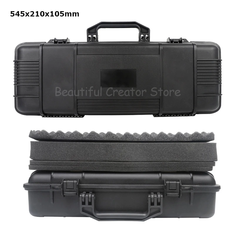 Imagem -02 - Grande Hard Case para Rifle Air Gun Impermeável Safety Tool Box Shockproof Instrument Tool Box Long Suitcase Organizer