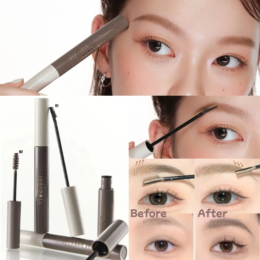 Judydoll Natural Eyebrow Enhancer Dye Gel Tint Mascara Waterproof Long Lasting Quick Dry Dyeing Brow Tattoo Tinted Cream Makeup