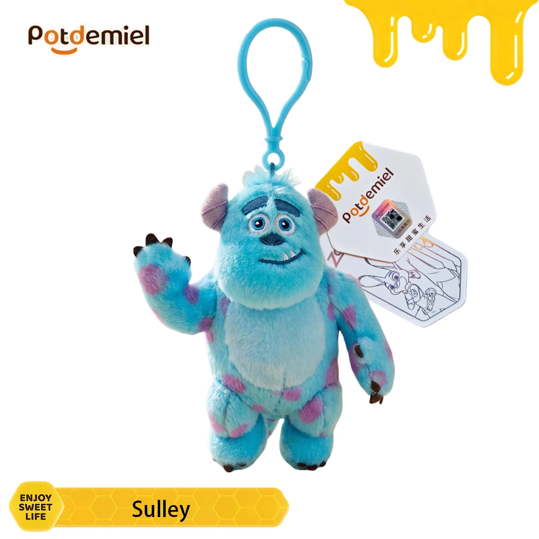 

Potdemiel Monsters Inc Sulley Plush Keychain Fluffy Cuddly Bag Charm Car Hanger Children Birthday Gift Bedroom Decoration