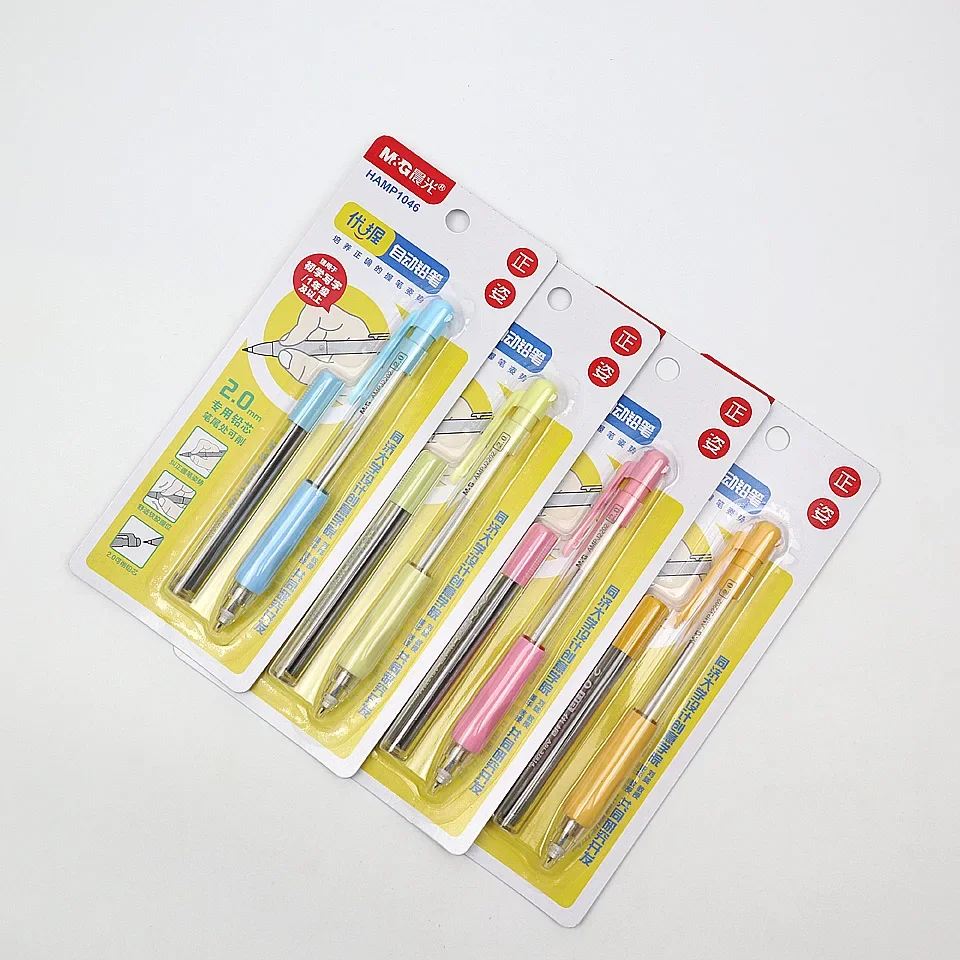 Kawaii Mechanical Pencil 2.0mm Easy Start Cute Automatic Pencil Correct Pencil Grasp For Kids Writing School Supplies 3pcs/lot