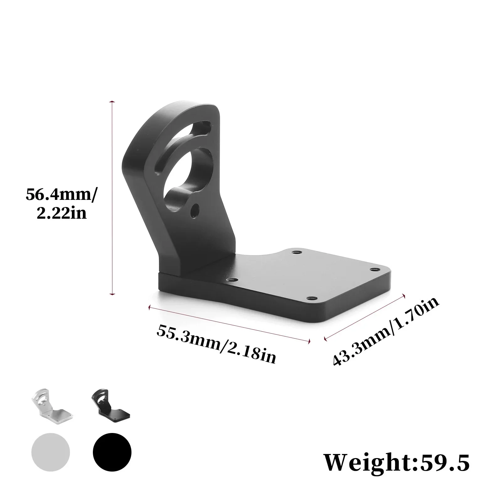 مقعد قوس المحرك لـ Traxxas E-Revo Revo 2.5/3.3 سبائك الألومنيوم 7075 مجموعة قطع غيار ترقية معدنية RC ملحقات OP للسيارة