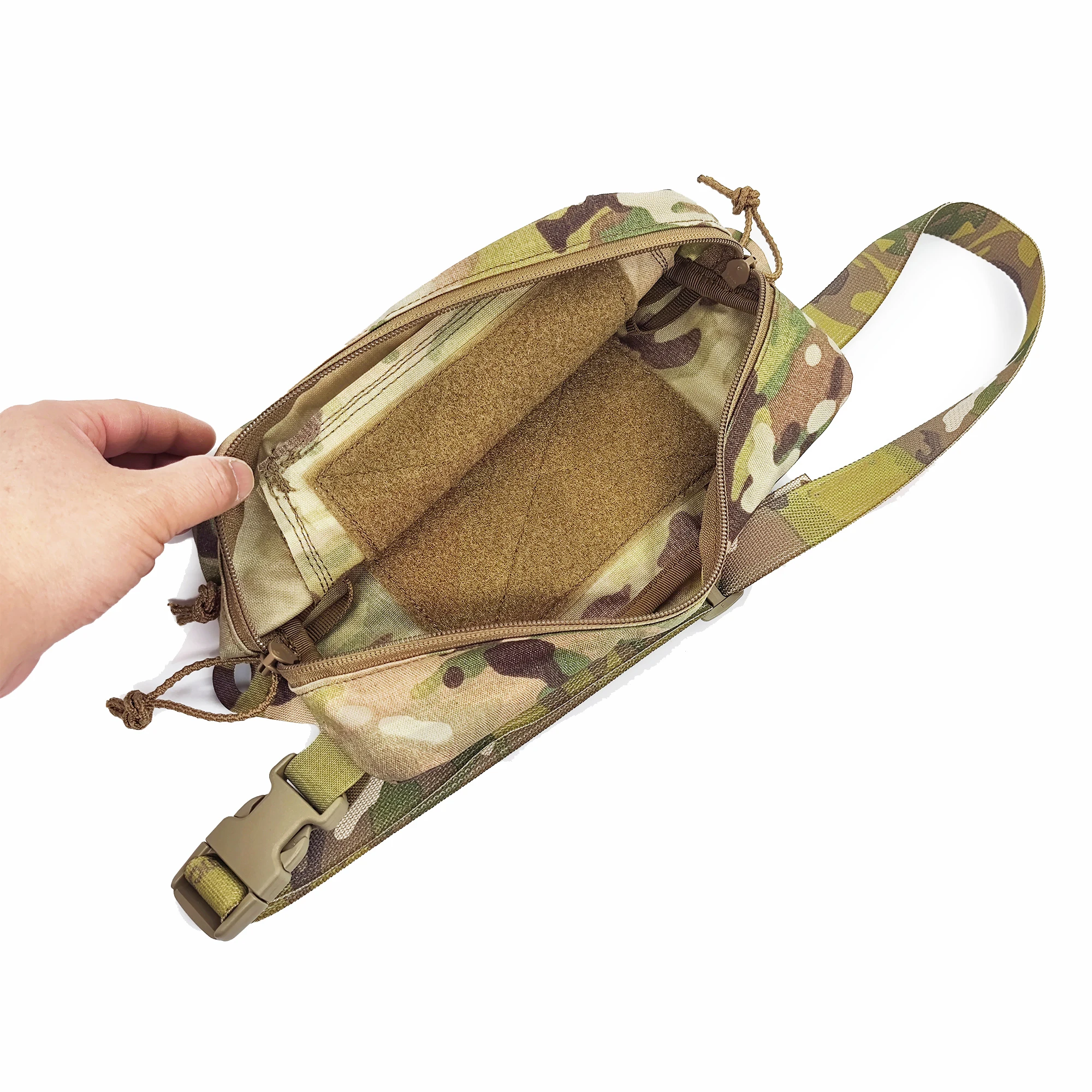 Taktische SS-Style Große Gürteltasche, Hüfttasche, Gürtelbeutel, Jagd-Handytasche – Detail 10