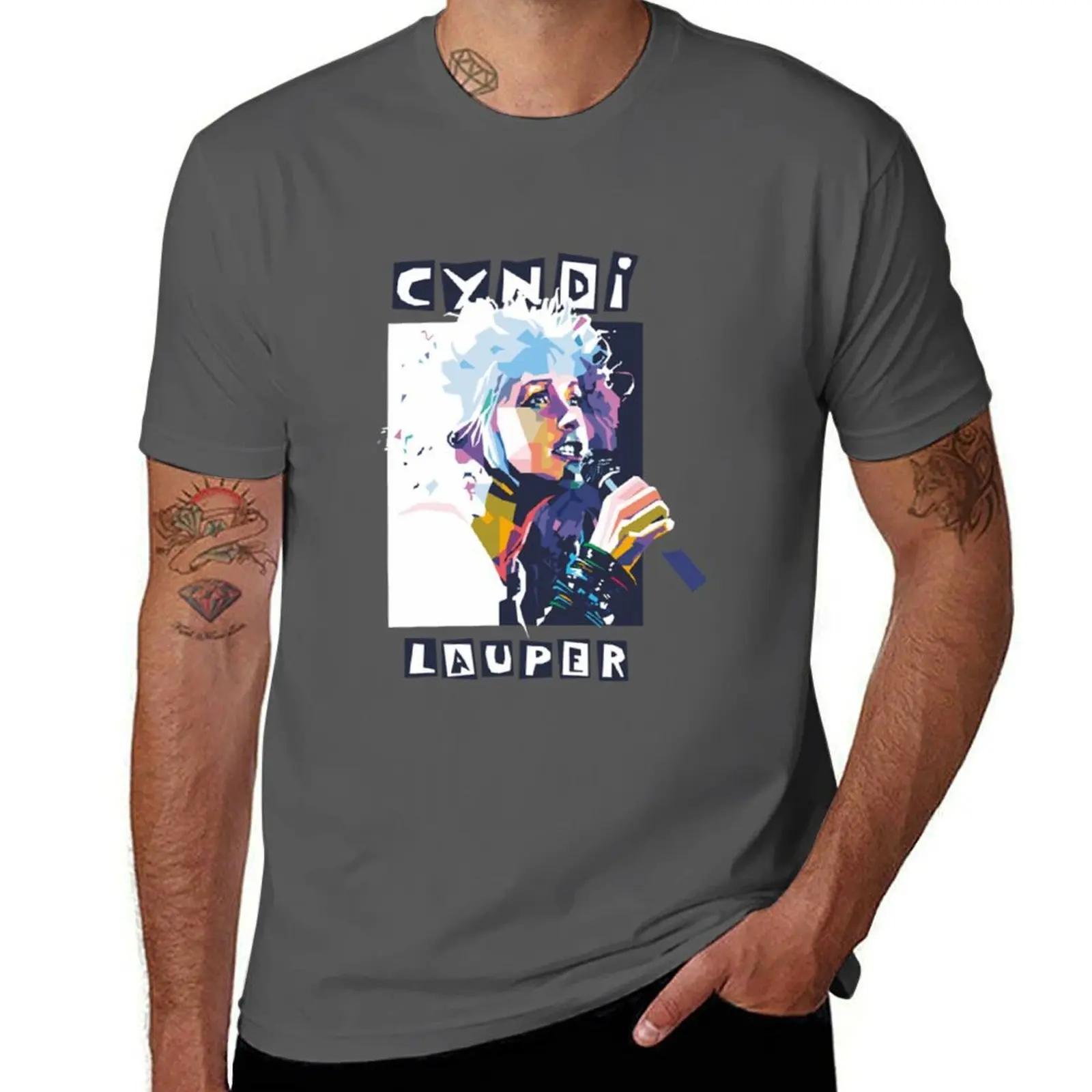

Cindy Lauper T-Shirt t shirts for man slim fit cotton t shirts man 100% T-Shirt