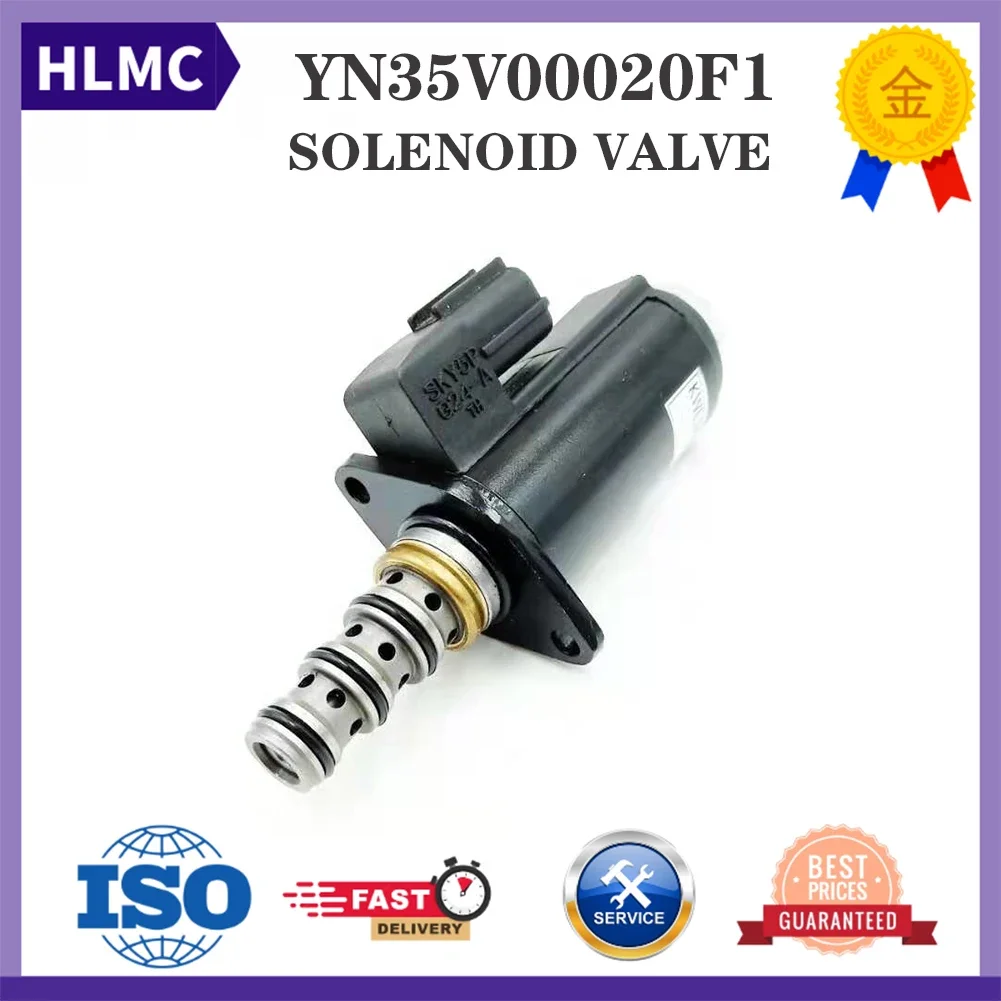 YN35V00020F1 KWE5K-31/G24DB40 Directional Control Valve Red Dot For Kobelco SK120 SK200 SK200-6 SK200LC SK200LC-6 SK480LC