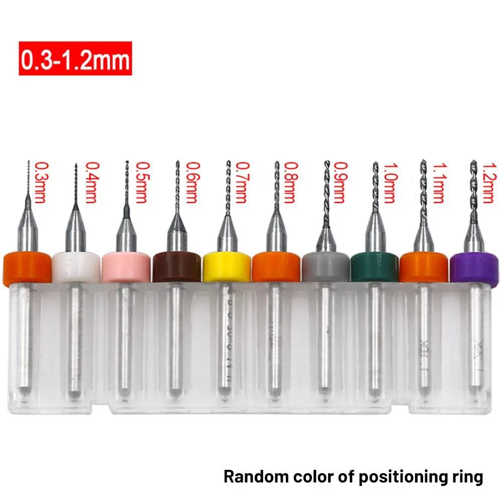 

10PCS Carbide Bits for Mini Drilling 0 1 1 2MM Sizes 12MM Cutting Length Suitable for Precision Metal and Plastic Work