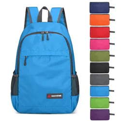 Foldable Backpack Nylon Traveling Bag Durable Lightweight Backpack Solid Color Unisex Pack Designer High Quality Waterproof Bags