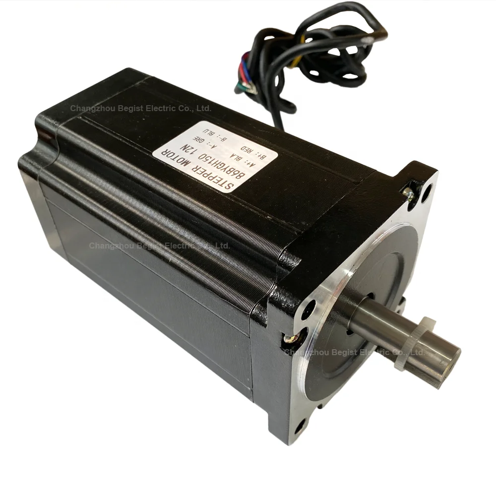 

Motor Factory 86mm Nema34 12N.M High Torque Cnc1.8 Degree Hybrid Stepper Motor For Injection Molding Machine