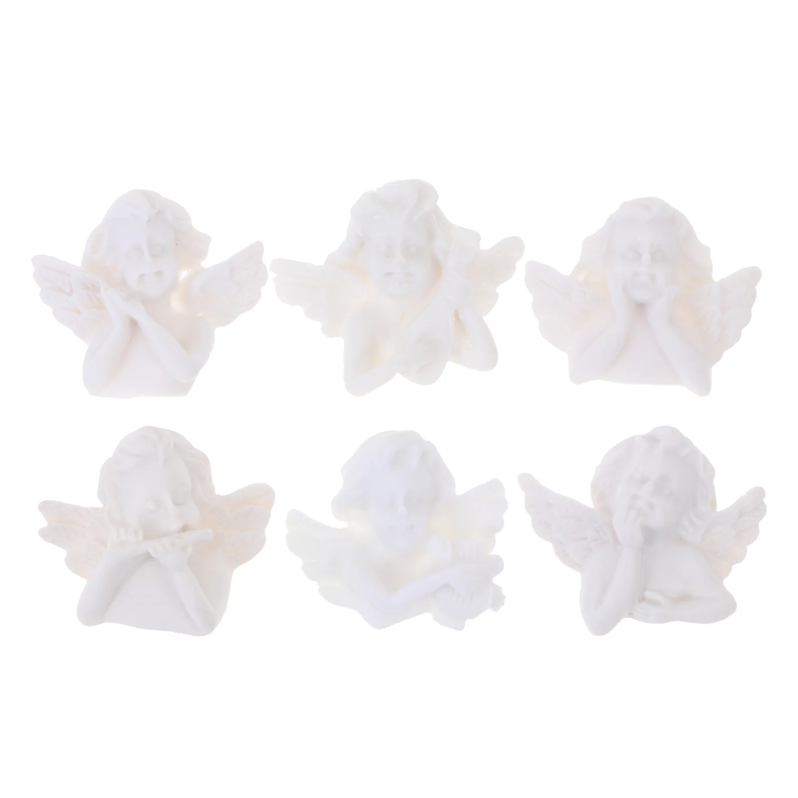 60 Pcs Angel Resin Accessories DIY Craft Adornment Phone Case Decor Charm Ornament Charms Baby