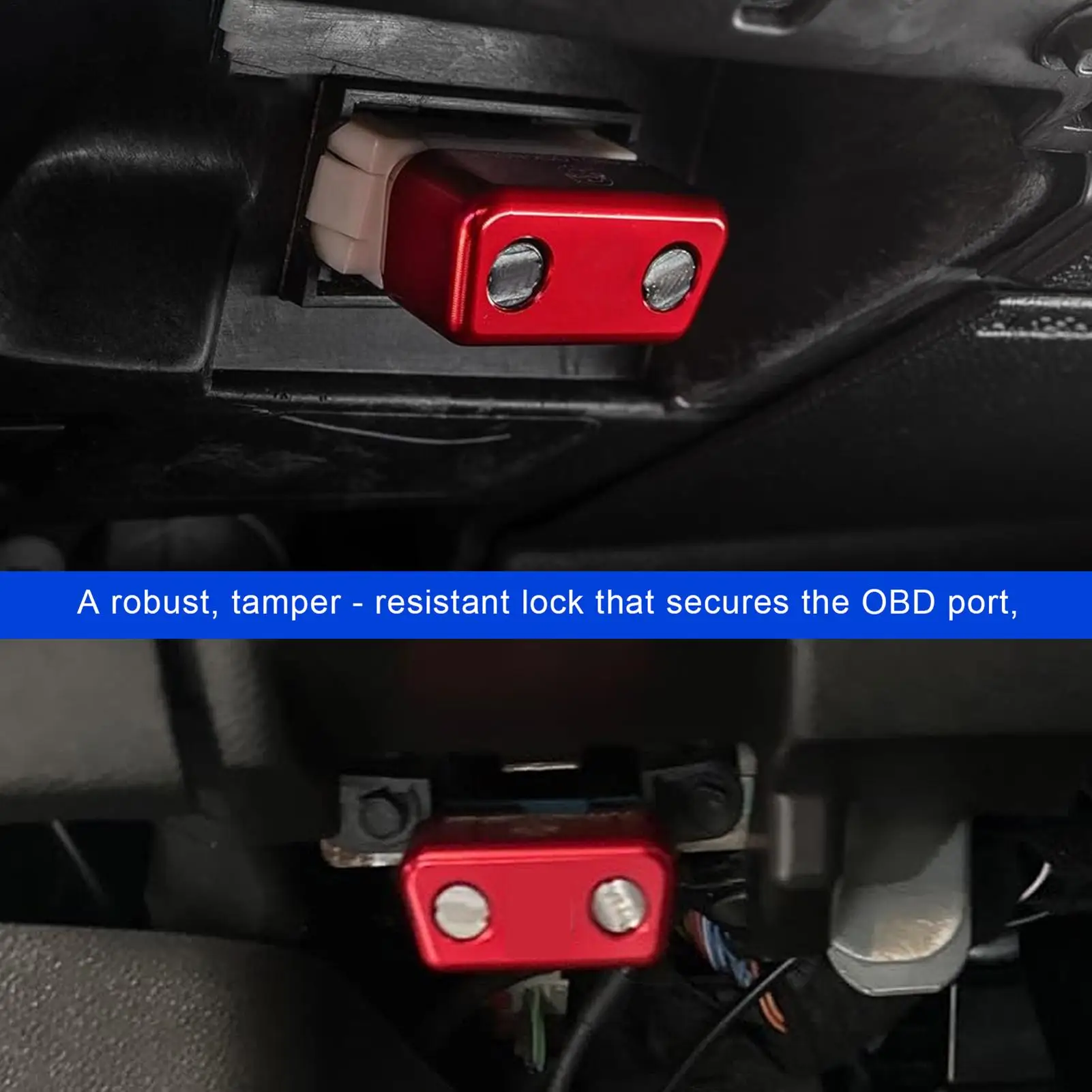 OBD Security Lock Heavy Duty Under Dashboard Obd Blocker Key Cloning Prevention for Owners Enthusiasts Drivers Professionals
