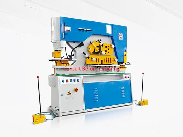Punzonadora hidráulica eléctrica y cortadora, punzonadora hidráulica de metal