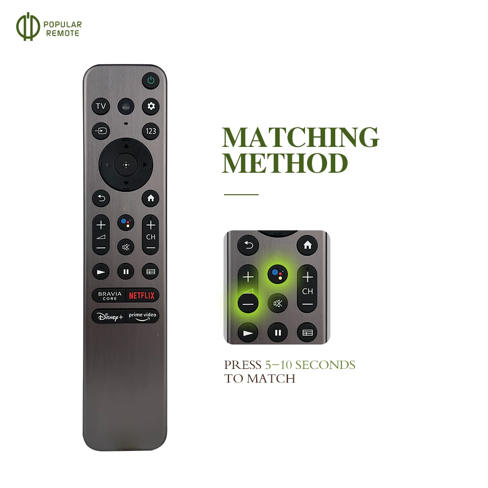 Backlight RMF-TX900U Voice Remote Control Compatible with Sony 4Κ 8K HD TV with Backlit Voice Function