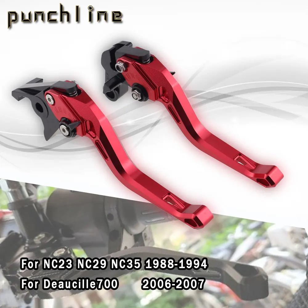 Fit For NC23 NC 29 NC 35 1988-1994 Short Brake Clutch Levers For Deaucille 700 2006-2007 Motorcycle CNC Accessories Handle Set