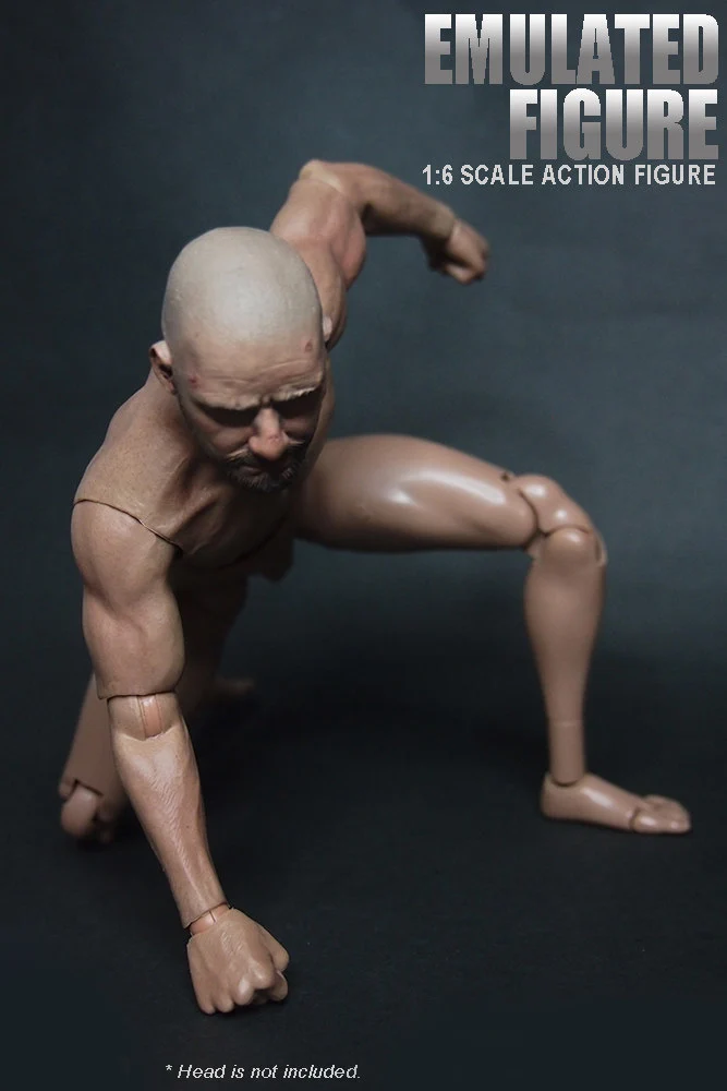 1/6 스케일 S001 ZC 장난감 남성 몸체 피규어 군사용 가슴 근육질 12인치 군인 액션 피규어 헤드 장난감