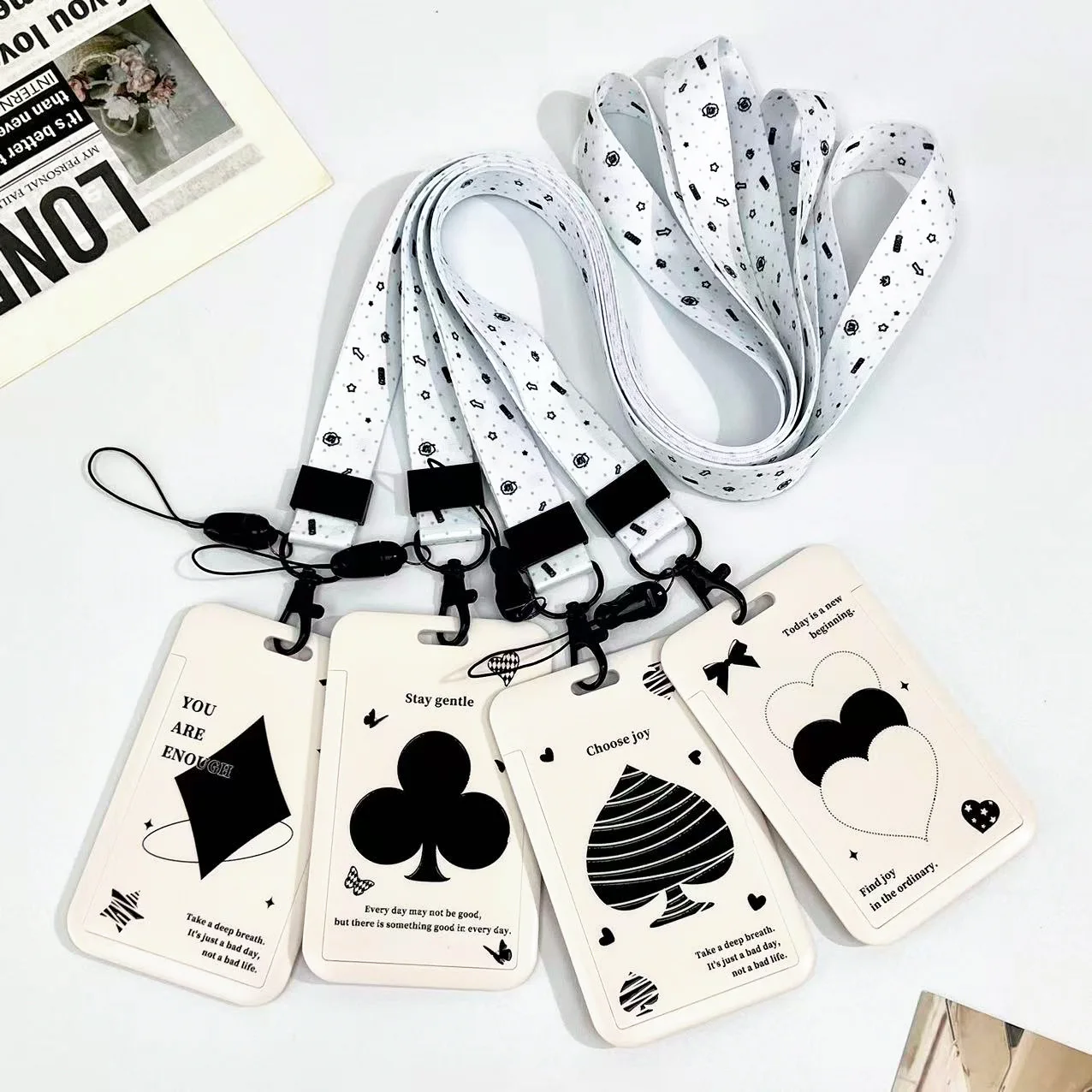 Poker Card Chart Card Holder  Sleeve Campus Student Card Bus Card Card Cover ABS Plastic Document Protection