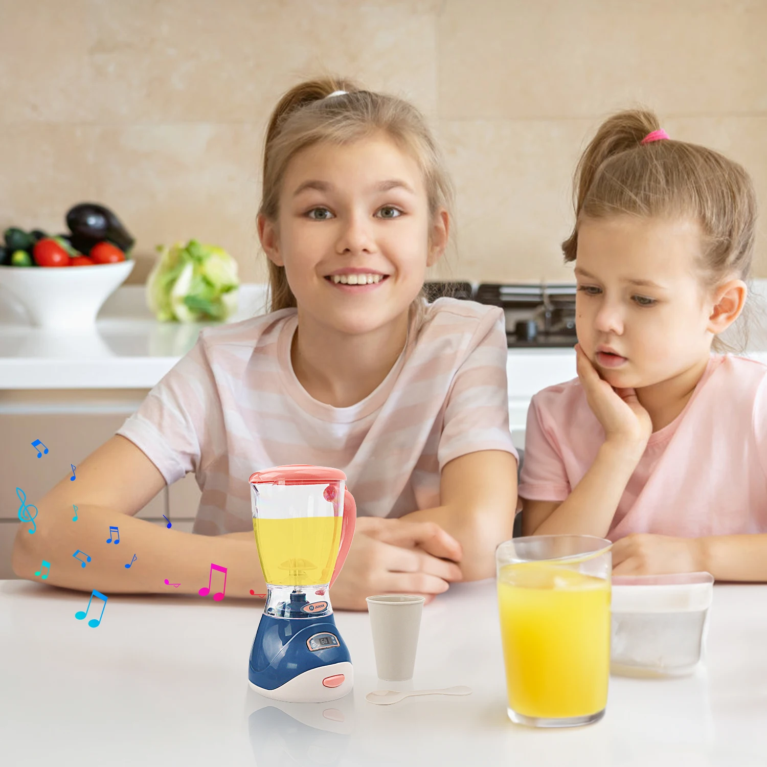 Kuchnia dla dzieci, małe urządzenia elektryczne, zabawki do zabawy w dom, symulowany elektryczny odkurzacz, ekspres do kawy, sokowirówka