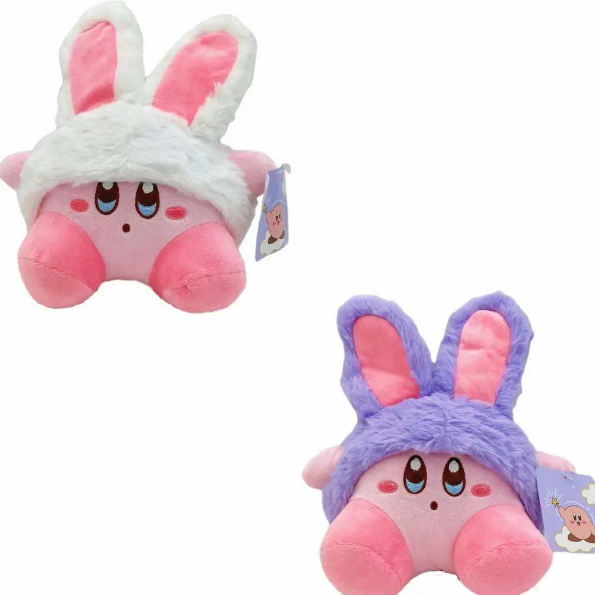 20cm Rabbit Ear Kirby Plush Plush Toys Hug Pillow Grabbing Machine Doll Room Decoration Children'S Toys Girl'S Holiday Gift view 2