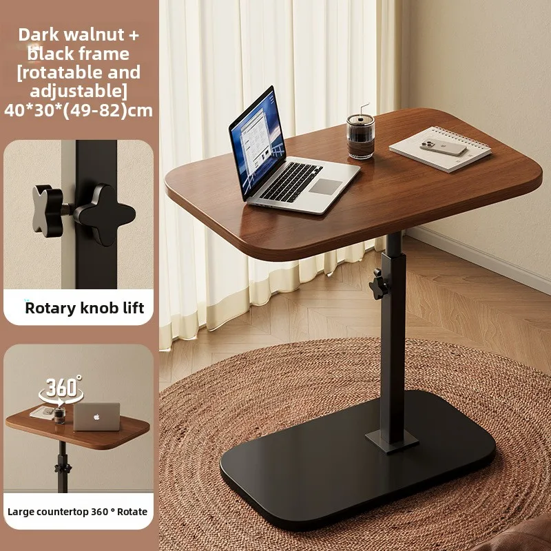Household Goods Movable Lift Coffee Table Living Room Sofa Side Table Mini Tea Table Bedroom Bedside Computer Table