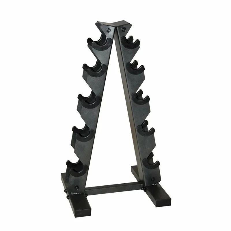 

Weight Training Home A-Frame Vertical Dumbbell Set Storage Rack Holder Gym Equipment Hex 3 4 5 6 10 Tier Dumbbell Rack