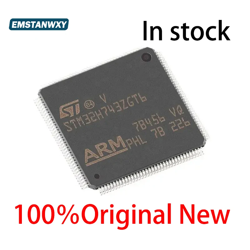 New 100% Original STM32H743ZGT6 LQFP-144 MCU Microcontrollers