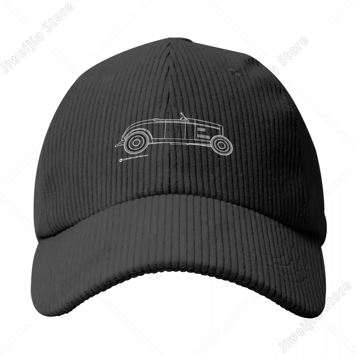 Copy of 32 Roadster Hot Rod White Corduroy Baseball Cap Rave Brand Man cap Trucker   Hat Women's Beach Men's