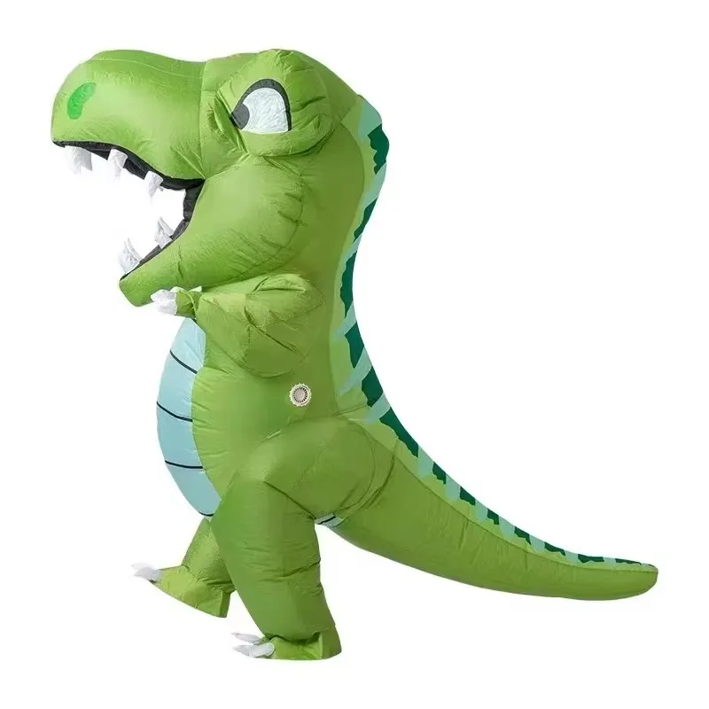 Adult Fat-Headed Dinosaur Inflatable Costume  Full Body Inflated Animal Blow Up Suit Fancy Dress Cosplay Halloween Costume view 2