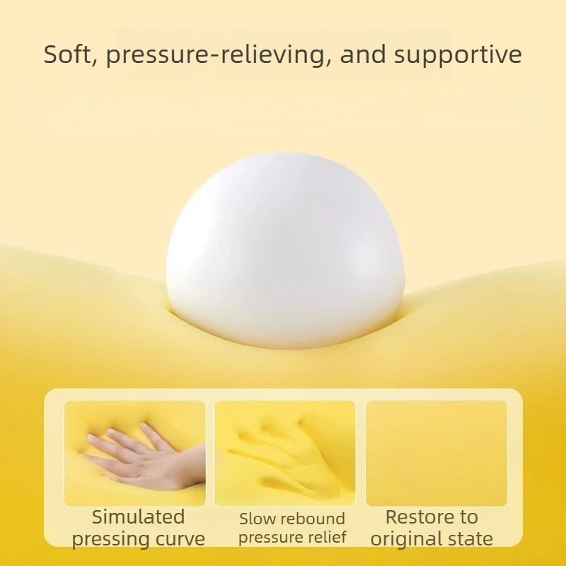 Office Student Ice Silk Desktop Nap Pillow Sponge Lying Sleep Cushion Kids Waist Pillow Comfortable Rest Bolster Supply view 4
