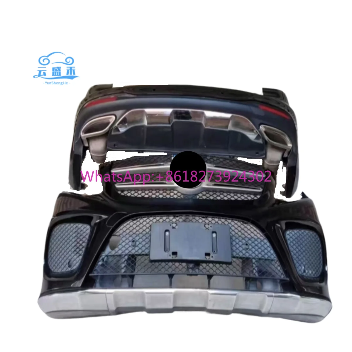 

High Quality for Mercedes-Benz 166 GLE 292 Front Rear Car Bumpers Assembly Bodykit Used Plastic Chrome PP Upgrade