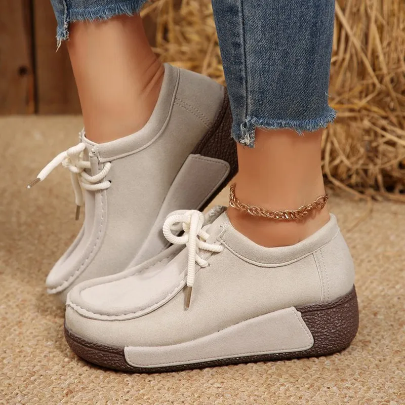 

2026 женские удобные лоферы на плоской подошве, женские дышащие замшевые кроссовки, женская модная черная мягкая повседневная обувь, женская обувь