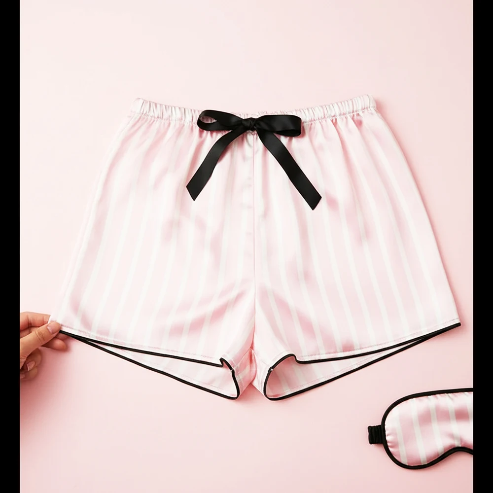 Conjunto de pijama sexy para mulheres, calças e camisas listras, seda, pijama macio, tamanho grande, roupa caseira, primavera aconchegante, estampa