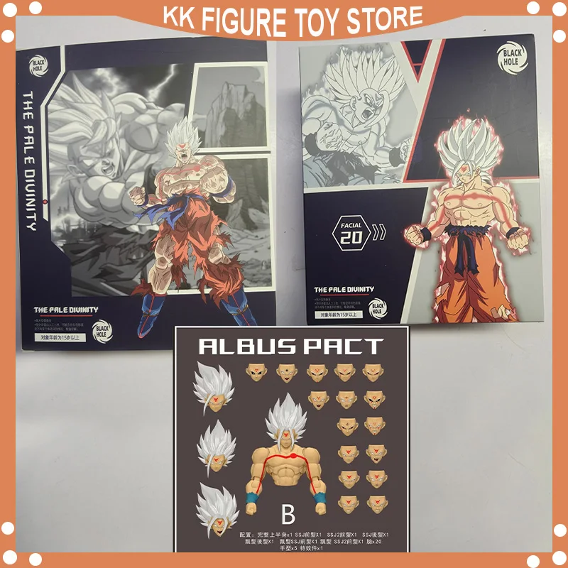 

Фигурка Black Hole Studio Dragon Ball Son Goku, версия White God, из ПВХ, верхняя часть тела, без детализации лица, аксессуары SHF, игрушка