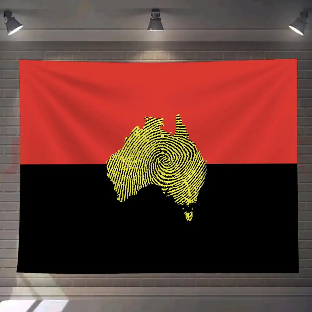 Australian Aboriginal Tapestry Custom Living Bedroom Party Dormitory Interior Wall Bohemian Decoration Attached Clip