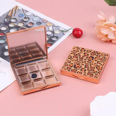 1 st tom ögonskuggsskål sminkpalett med spegel för concealer läppstift rouge löspuder förvaringslåda tom ögonskuggsfodral 10 best sales tomt ögonskuggsfodral - №6