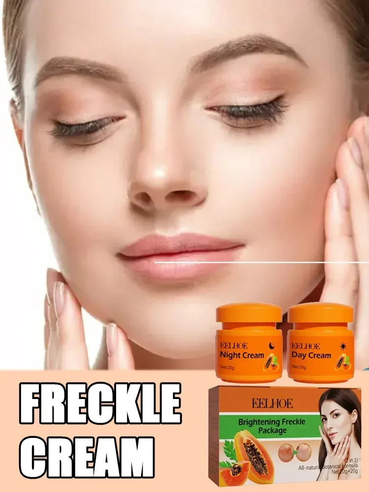 Day Night Cream Effective Freckles Removal Dark Spot Correction Improve Dark Skin Moisturizing Whitening Cream Skincare