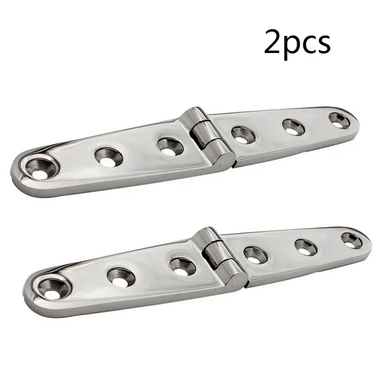 2PCS Hinge Repair Plate Resistant Stainless Steel Furniture Mounted Plate Cabinet Door Hinges Repair Mount Tool 100mm 152mm