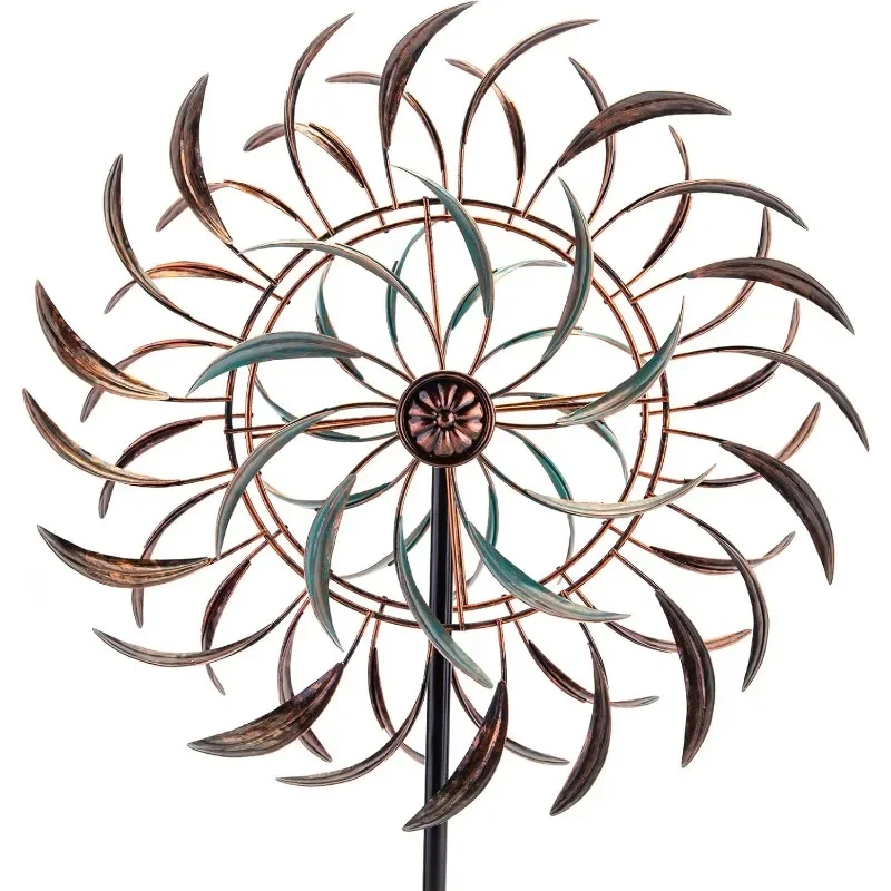 

Large Outdoor Metal Wind Spinners, 360 Degrees Swivel Wind Sculpture Yard Art Decor for Patio, Lawn & Garden