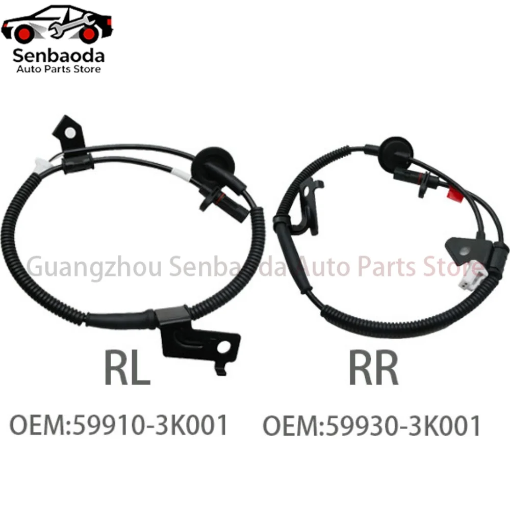 

59910-3K001 59930-3K001 Датчик скорости заднего левого/правого колеса ABS для Hyundai Sonata 07-10 Azera 2010-2010, высококачественные автозапчасти