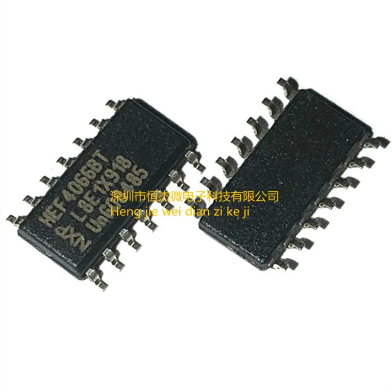 10pcs/ New original imported HEF4066BT original imported SOP14 SMD analog switch amplifier chip